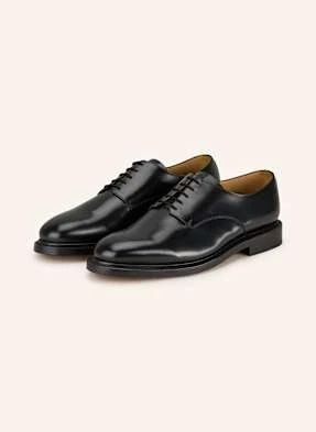 Sandro Lakierowane Buty Sznurowane schwarz