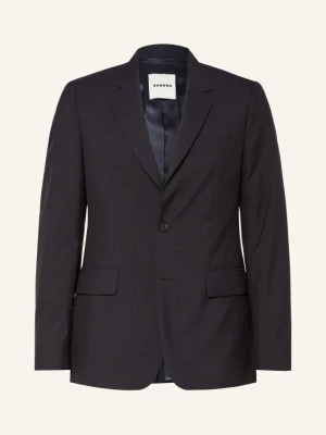 Sandro Marynarka O Kroju Slim Fit blau GRANATOWY