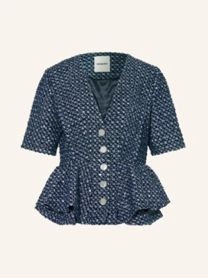 Sandro Marynarka Z Cekinami blau