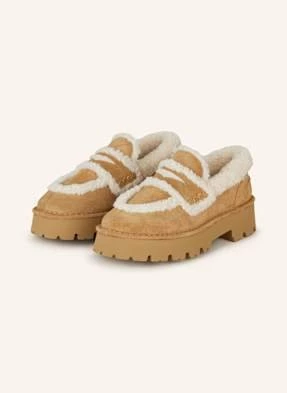 Sandro Penny Loafers beige