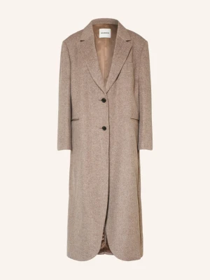 Sandro Płaszcz beige SZARY