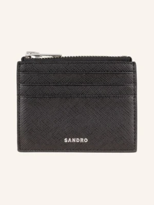Zdjęcie produktu Sandro Portfel Ze Skóry Saffiano schwarz