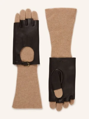 Sandro Rękawiczki beige
