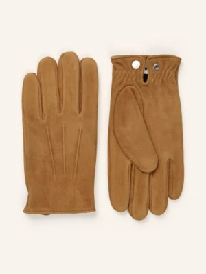Sandro Rękawiczki Skórzane braun