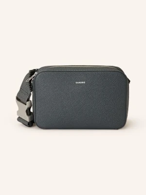 Sandro Saszetka Biodrówka Ze Skóry Saffiano grau