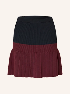 Sandro Spódnica Z Dzianiny blau