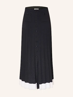 Sandro Spódnica Z Dzianiny blau