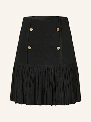 Sandro Spódnica Z Dzianiny Z Plisami schwarz