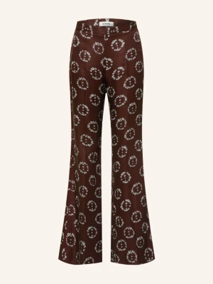 Sandro Spodnie Bootcut braun brązowy