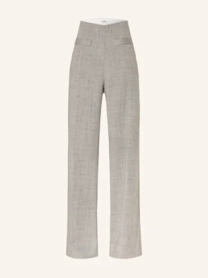 Sandro Spodnie Z Lnu Typu Marlene grau