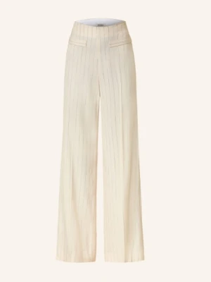 Sandro Spodnie Z Marlony Z Błyszczącą Nicią weiss