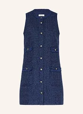 Sandro Sukienka Bouclé blau