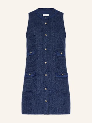 Sandro Sukienka Bouclé blau