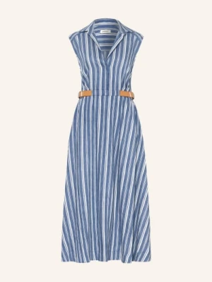 Sandro Sukienka Koszulowa Z Lnu weiss