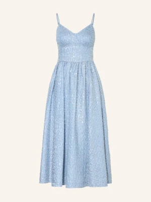 Sandro Sukienka Z Cekinami I Ozdobnymi Perełkami blau
