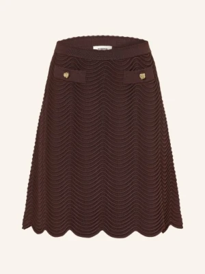 Sandro Sukienka Z Dzianiny braun