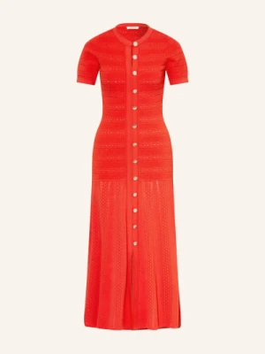 Sandro Sukienka Z Dzianiny rot