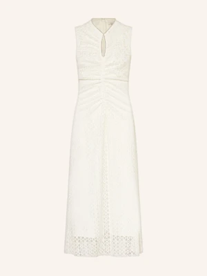 Sandro Sukienka Z Koronki Z Ozdobnymi Kamykami weiss