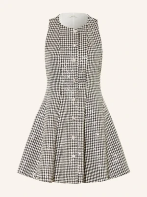 Sandro Sukienka Z Tweedu Z Cekinami schwarz