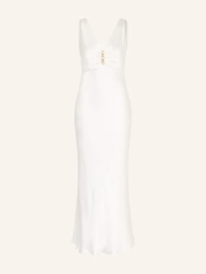 Sandro Suknia Wieczorowa Z Kamieniami Ozdobnymi weiss