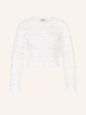 Sandro Sweter Z Kamieniami Ozdobnymi weiss