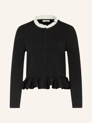 Sandro Sweter Z Odpinanym Kołnierzem schwarz