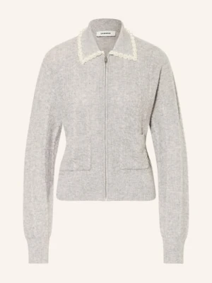 Sandro Sweter Z Ozdobnymi Perełkami grau