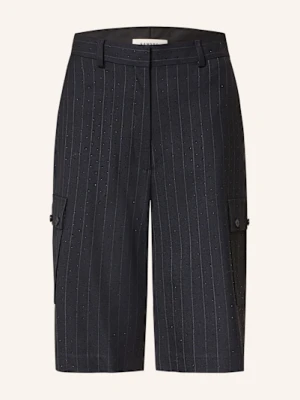 Sandro Szorty Bojówki Z Ozdobnymi Kamykami blau