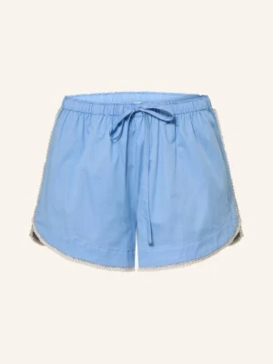 Sandro Szorty Z Kamieniami Ozdobnymi I Perłami Ozdobnymi blau