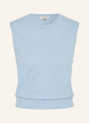 Sandro Top Z Dzianiny blau