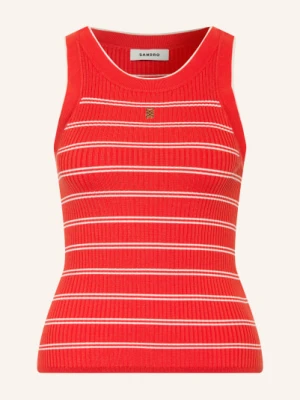 Sandro Top Z Dzianiny rot