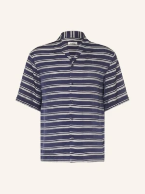 Sandro Wzorzysta Koszula Comfort Fit blau