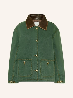 Sandro Żakiet Pudełkowy gruen