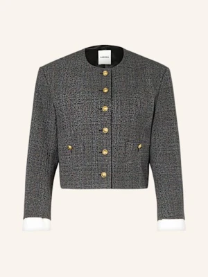 Sandro Żakiet Pudełkowy Z Ozdobnymi Kamykami grau