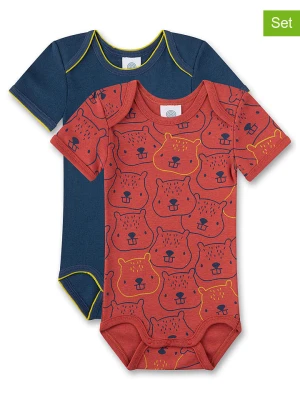 Sanetta Body (2 szt.) w kolorze czerwono-granatowym rozmiar: 74
