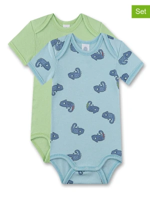 Sanetta Body (2 szt.) w kolorze zielonym i błękitnym rozmiar: 68