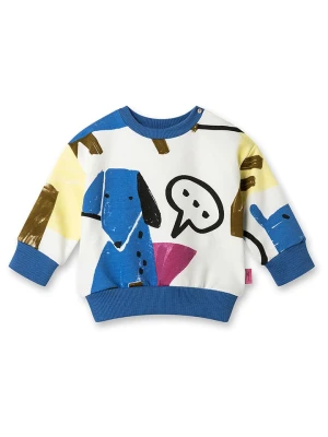 Sanetta Kidswear Bluza w kolorze białym ze wzorem rozmiar: 56