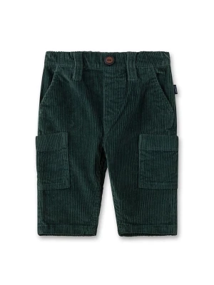 Sanetta Kidswear Bojówki sztruksowe w kolorze zielonym rozmiar: 68