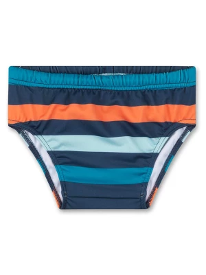 Sanetta Kidswear Kąpielówki w kolorze niebiesko-pomarańczowym rozmiar: 80