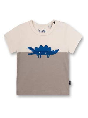 Sanetta Kidswear Koszulka "Dino" w kolorze beżowym rozmiar: 56