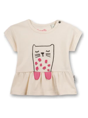 Sanetta Kidswear Koszulka "Lovely Leo" w kolorze beżowym rozmiar: 62