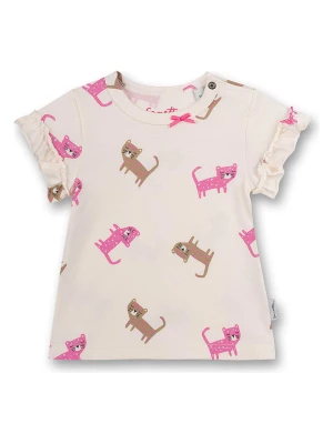 Sanetta Kidswear Koszulka "Lovely Leo" w kolorze beżowym rozmiar: 56