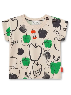 Sanetta Kidswear Koszulka w kolorze beżowym ze wzorem rozmiar: 80