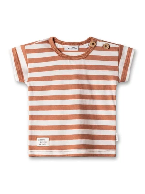Sanetta Kidswear Koszulka w kolorze biało-jasnobrązowym rozmiar: 86