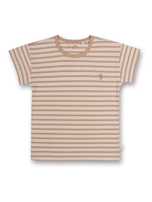 Sanetta Kidswear Koszulka w kolorze jasnobrązowo-białym rozmiar: 62