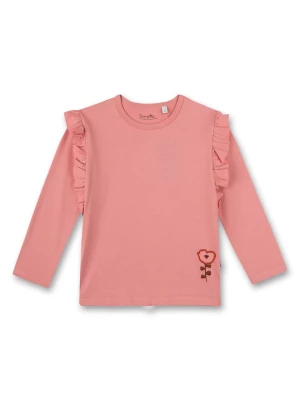 Sanetta Kidswear Koszulka "Flowers For You" w kolorze jasnoróżowym rozmiar: 122