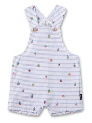 Sanetta Kidswear Ogrodniczki w kolorze błękitnym ze wzorem rozmiar: 80