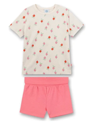 Sanetta Kidswear Piżama w kolorze kremowo-różowym rozmiar: 74