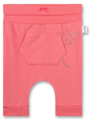 Sanetta Kidswear Spodnie dresowe w kolorze koralowym rozmiar: 92
