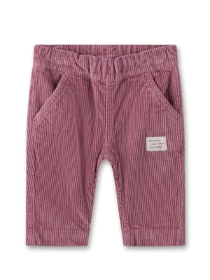Sanetta Kidswear Spodnie sztruksowe w kolorze fioletowym rozmiar: 86